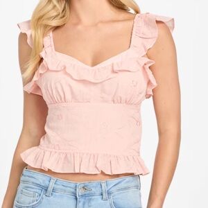 Guess Kiara Ruffle Top